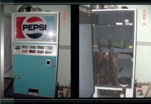 Image of Pepsi Machine Gun Storage