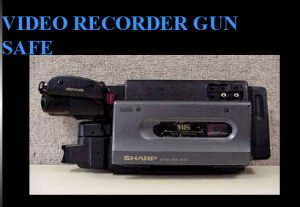 Image of Video recorder gun safe